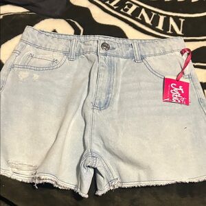 NWT Just USA Sky Blue Jean Shorts